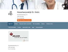 Tablet Screenshot of dokter-gobinphilippe.be